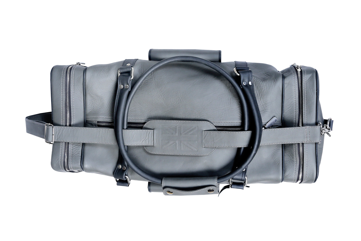 Taurus88 Cow Leather black Duffle Bag