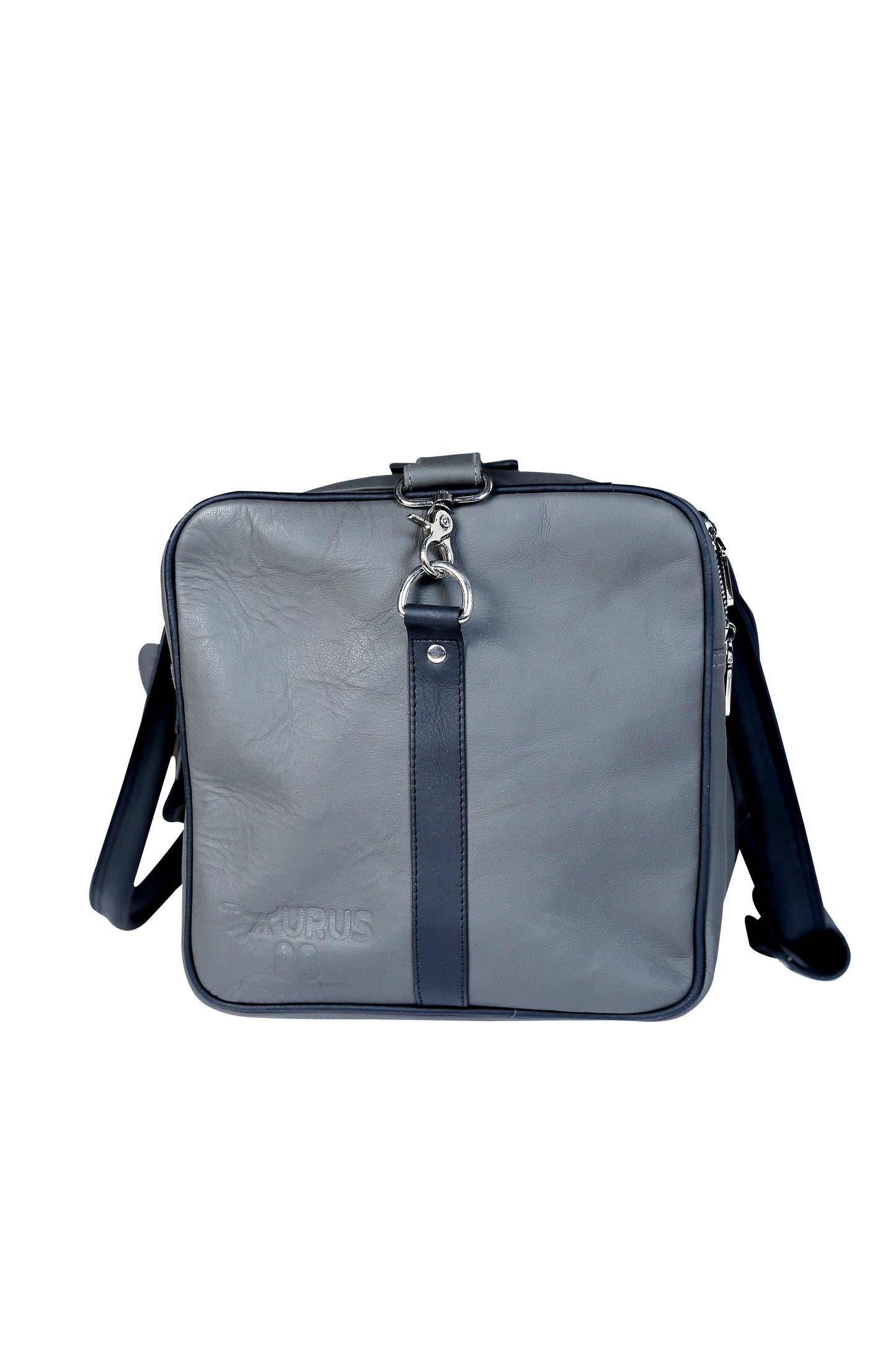 Taurus88 Cow Leather black Duffle Bag