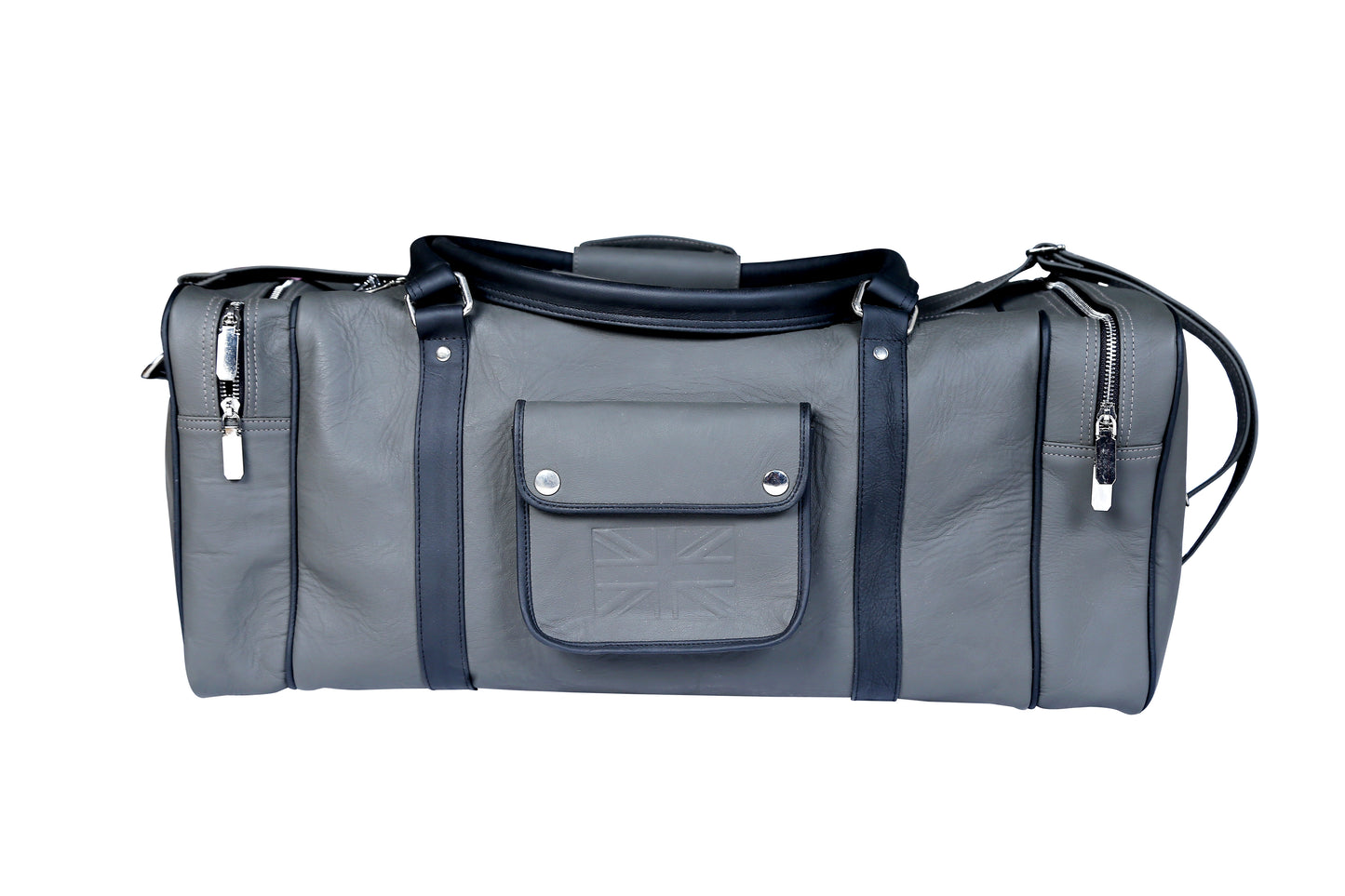 Taurus88 Cow Leather black Duffle Bag