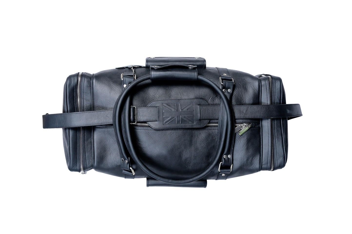 Taurus88 Cow Leather black Duffle Bag